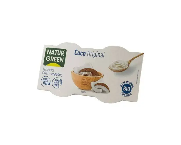 Desert eco-bio cu nuca de cocos, 2X125g NATUR GREEN