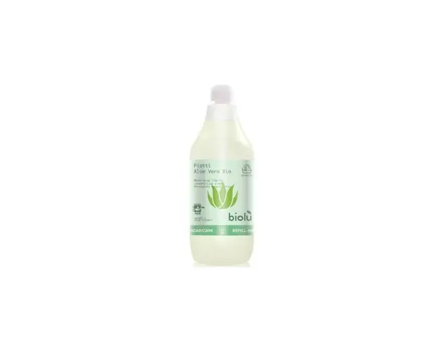 Detergent ecologic pentru spalat vase cu aloe vera, 1L - Biolu