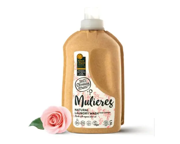 Detergent pentru rufe cu 99% ingrediente naturale Rose Garden, 1.5L