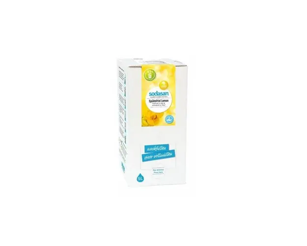 Detergent vase bio lichid lamaie 5l Sodasan