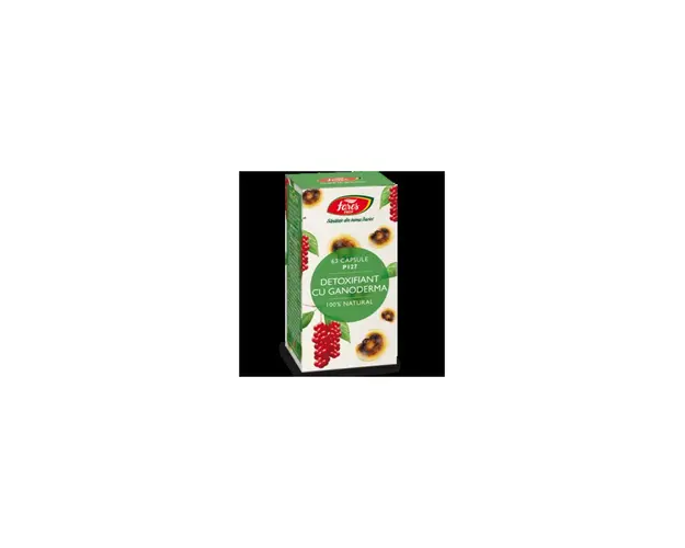 Detoxifiant cu ganoderma 60cps - Fares