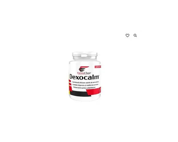DEXOCALM - nervozitate si anxietate, 120 capsule - FARMA CLASS