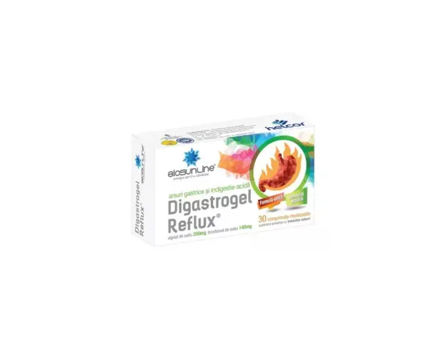 DIGASTROGEL REFLUX 30 Comprimate masticabile - HELCOR