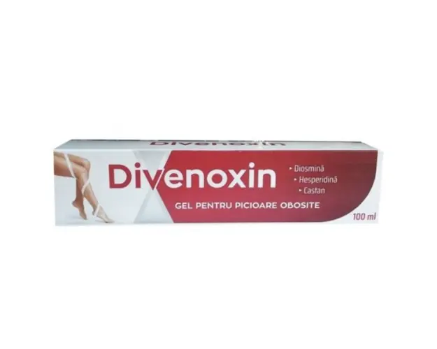 Divenoxin gel pentru picioare obosite, 100ml - Zdrovit