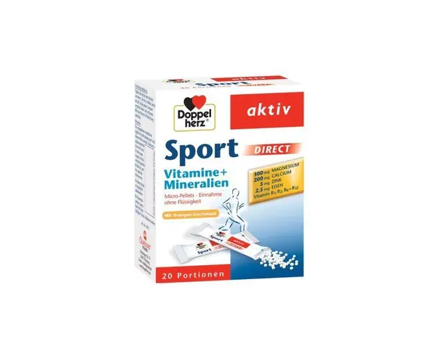 DOPPEL AKTIV SPORT DIRECT VITAMINE SI MINERALE 20pl, DOPPELHERZ