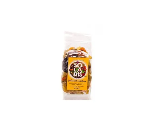 DULCETURI SUBLIME - amestec de fructe uscate - 150g  SOLARIS