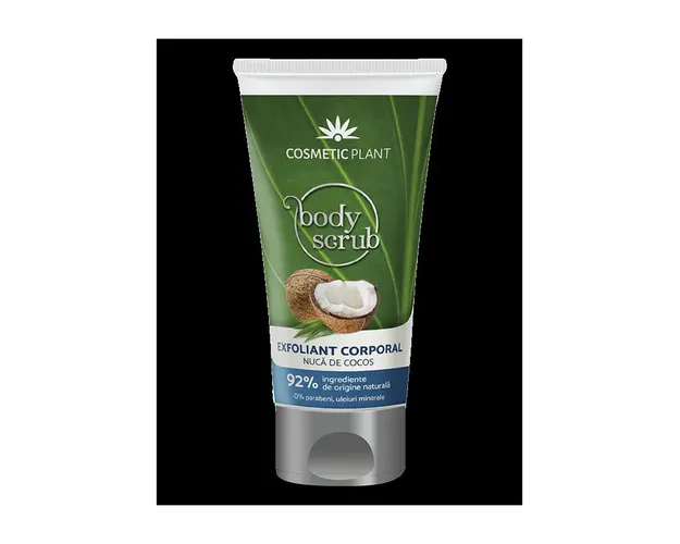 Exfoliant corporal, body scrub, cu nuca de cocos 150ml, Cosmetic Plant