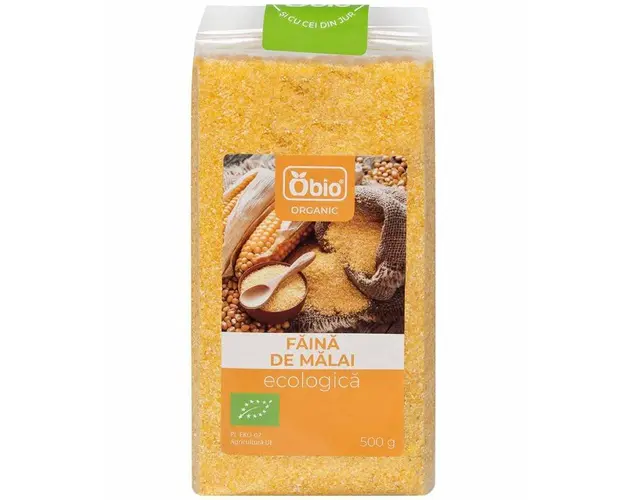 Faina de malai, din porumb NEmodificat genetic, eco-bio 500g Obio