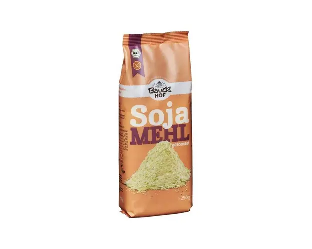 Faina de soia prajita, fara gluten, eco-bio, 250g - Bauck Hof
