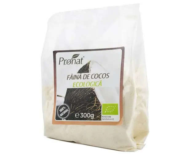 Faina din nuca de cocos eco-bio, 300g, Pronat