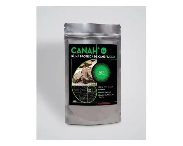 Faina din seminte de canepa eco-bio 300g Canah
