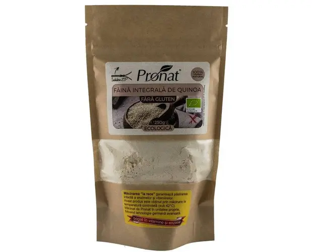Faina integrala eco-bio de Quinoa, 250g, Pronat