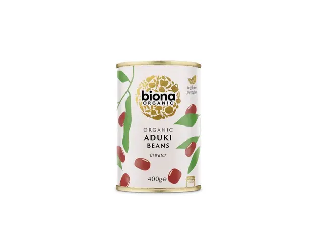 Fasole azuki boabe conserva eco-bio 400g - Biona