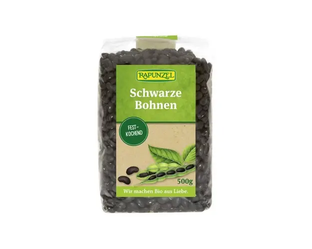 Fasole neagra, eco-bio, 500g - Rapunzel