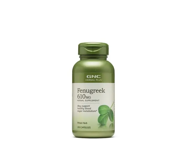 Fenugreek 610Mg, Schinduf, 100cps - Gnc Herbal Plus