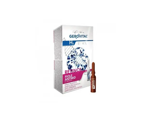 Fiole antirid cu retinol, 10fiole - Gerovital H3 Retinol