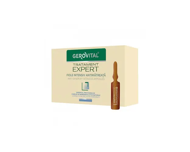 Fiole intensiv antimatreata, 10buc - Gerovital Tratament Expert