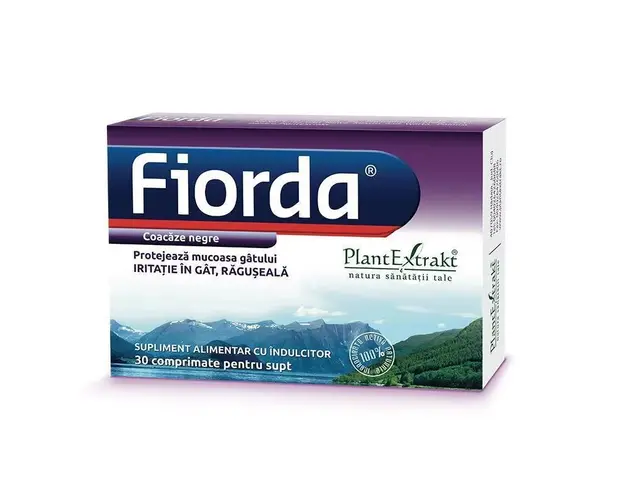 Fiorda cu Coacaze Negre 30cpr supt, Plantextrakt