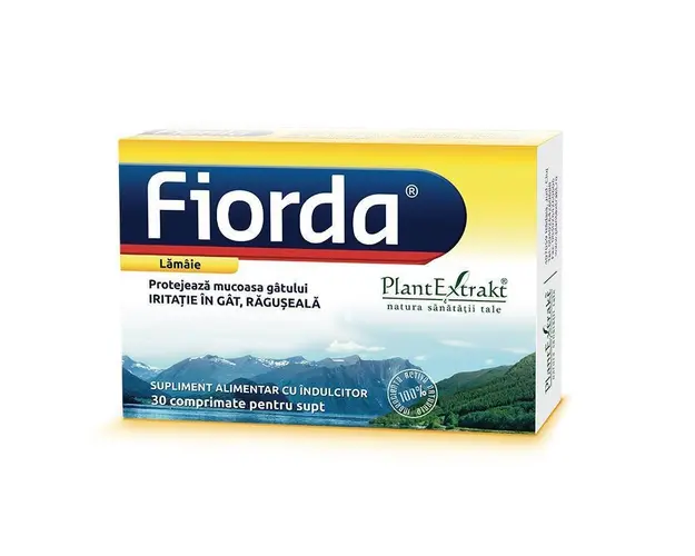 Fiorda cu Lamaie 30cpr supt, Plantextrakt