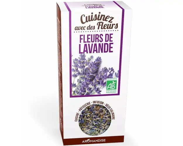 Flori de lavanda uz culinar Eco-Bio 40g - Aromandise