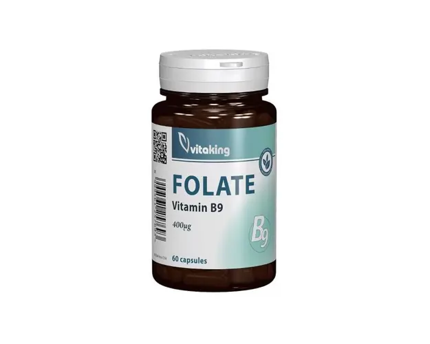 Folat organic, 400mcg, 60cps - VITAKING