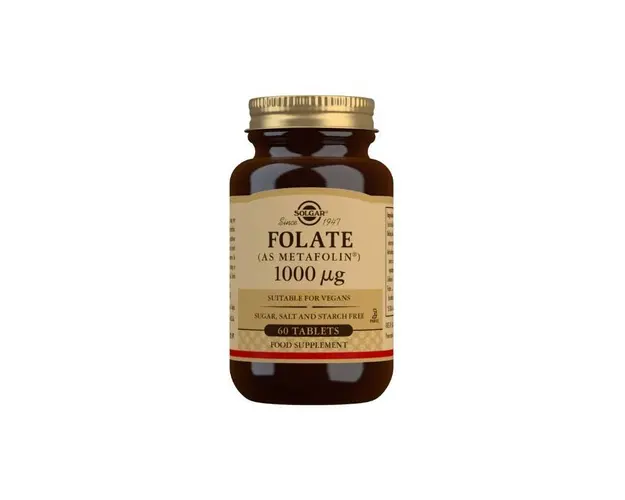FOLATE (AS METAFOLIN) 1000mcg, 60 tablete - SOLGAR