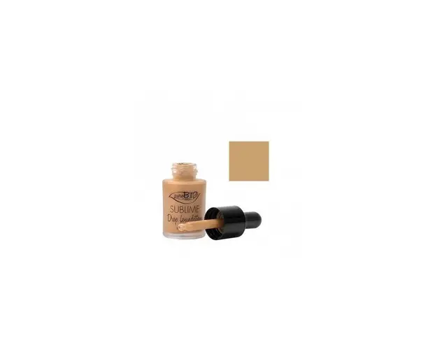 Fond de ten Sublime Drop Foundation 04, eco-bio, 15ml - PuroBio