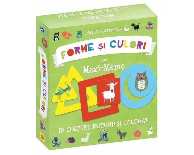 Forme si culori - Joc Maxi-Memo - Nastja Holtfreter - carte - DPH