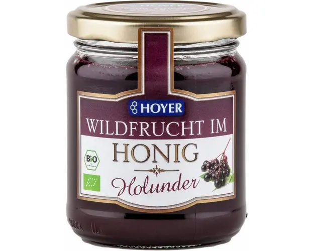 Fructe de soc in miere, eco-bio, 250g - Hoyer