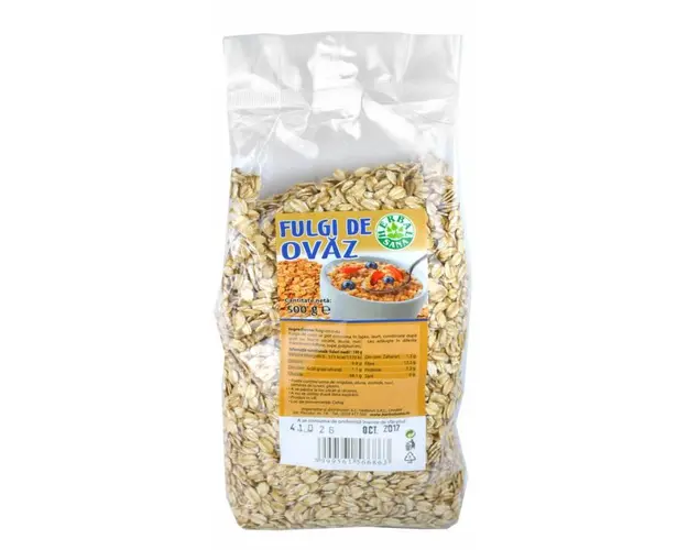 Fulgi De Ovaz, 500 g, HERBAVIT