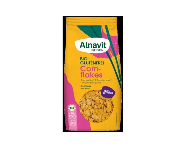 Fulgi de porumb crocanti fara gluten, fara zahar adaugat, eco-bio,