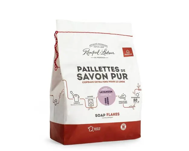 Fulgi de sapun de Marsilia pentru spalarea rufelor, fara parfum,