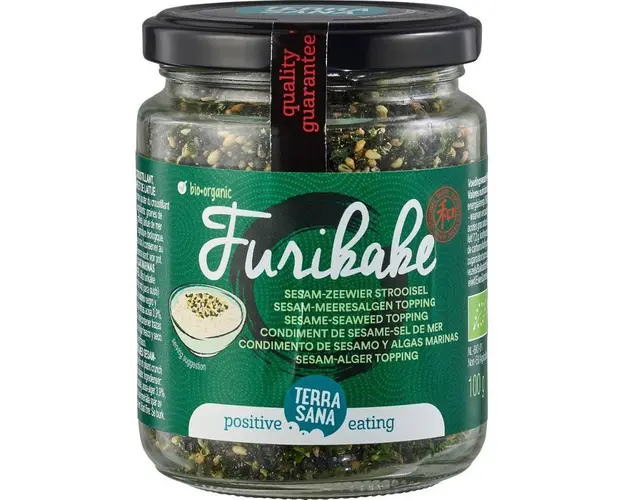 Furikake, amestec alge marine si susan, eco-bio, 100 g, Terrasana