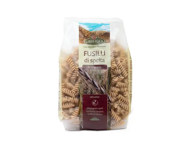 Fusili integral din spelta, 500g - La Bio Idea