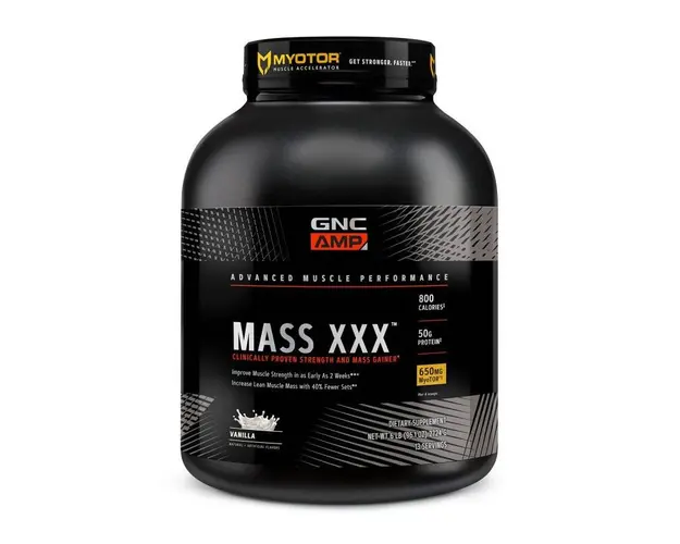 Gainer Proteic Cu Aroma De Vanilie, Amp Mass XXX 2724g - GNC
