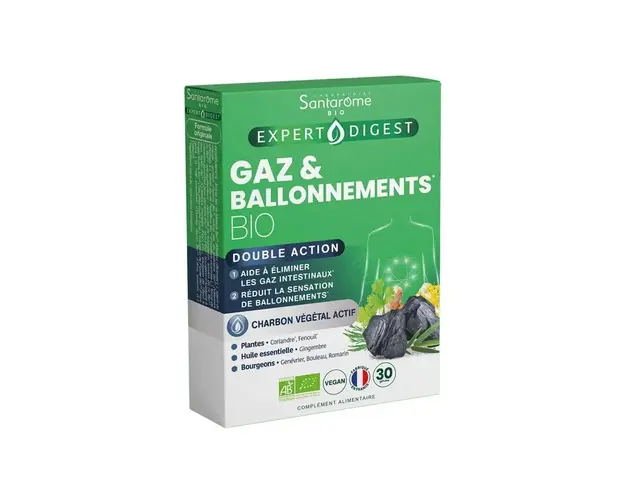 Gaz si Balonare - Expert Digest, 30 capsule, Santarome