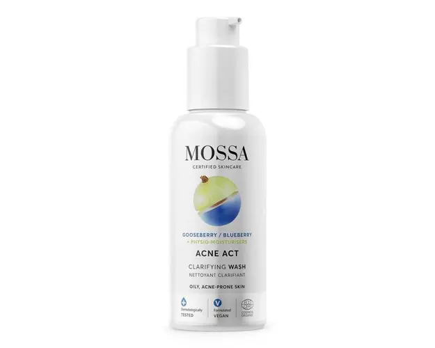 Gel de curatare purificator, Acne Act, 140 ml, MOSSA