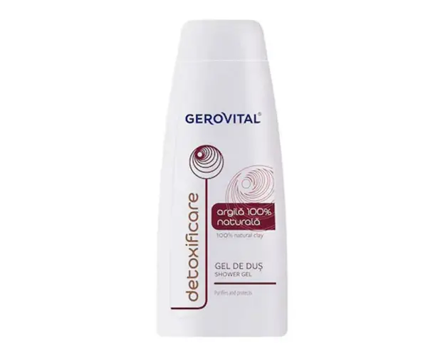Gel de dus argila 100% naturala, 400ml, Gerovital