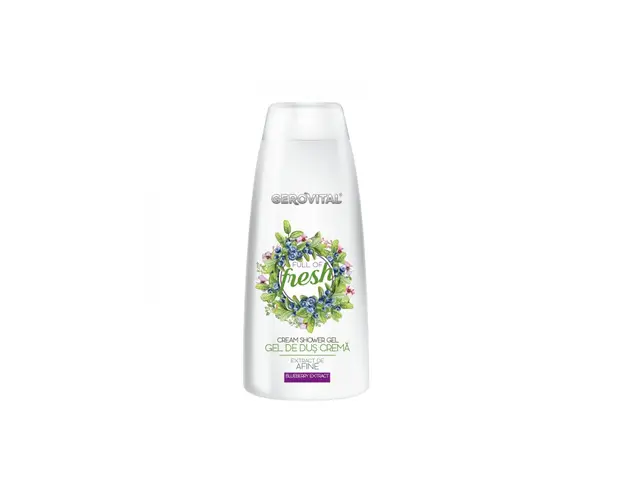 Gel de dus crema cu extract de afine Full of Fresh, 250ml - Gerovital