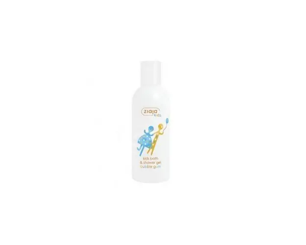 Gel de dus cu aroma de guma pentru copii, 200 ml, Ziaja