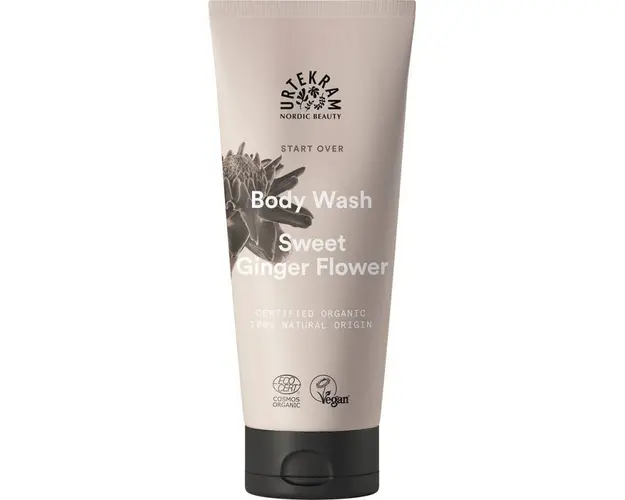 Gel de dus cu flori de ghimbir, 200 ml, Urtekram