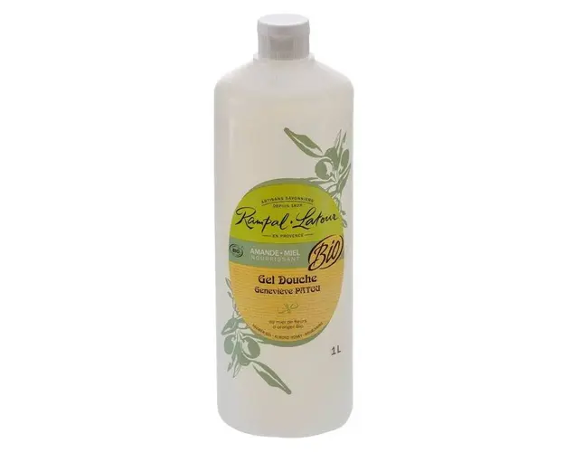 Gel de dus cu migdale si miere, 1L- Rampal Latour