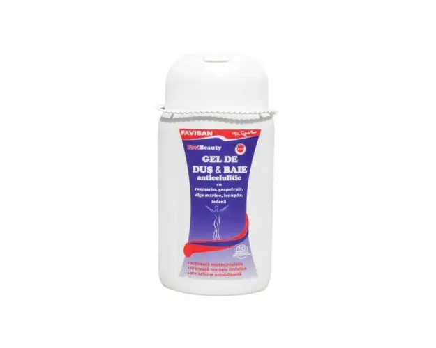 GEL DE DUS si BAIE ANTICELULITIC, FAVICELUSAL, 300ml, Favisan