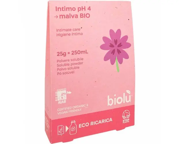 Gel ecologic pentru igiena intima cu nalba, pudra 25g, eco-refill,