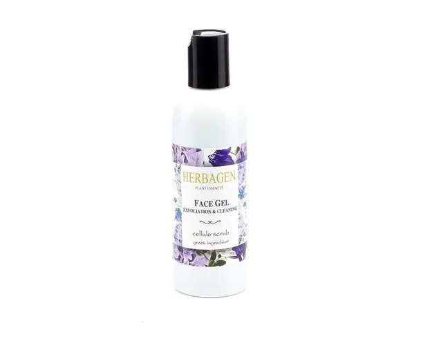 Gel facial exfoliator scrub celulozic, 150ml - Herbagen