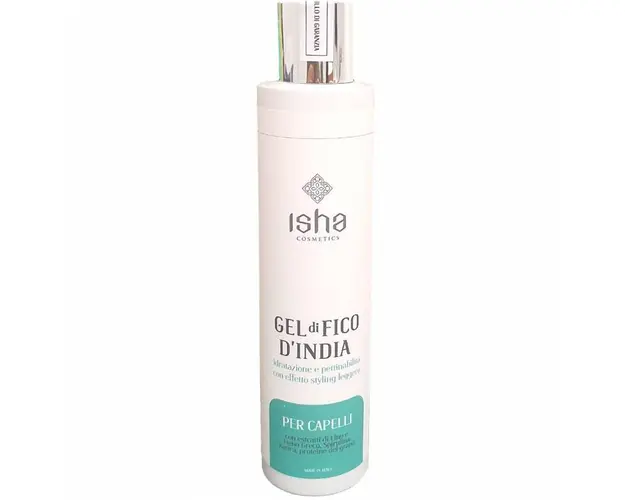Gel pentru par cu ulei de cactus indian, 200 ml, Isha