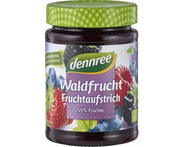 Gem de fructe de padure, eco-bio, 340g - Dennree