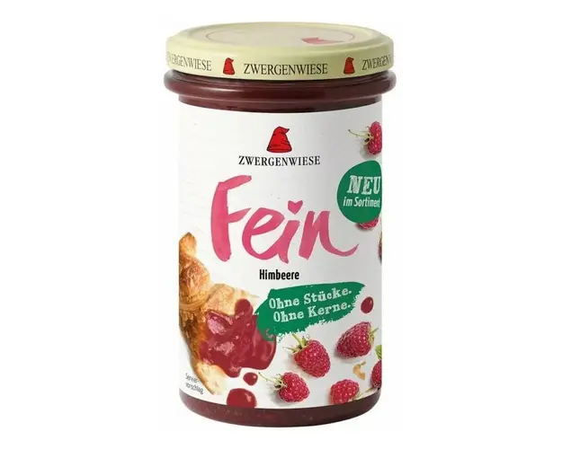 Gem fin de zmeura, eco-bio, 280g Zwergenwiese