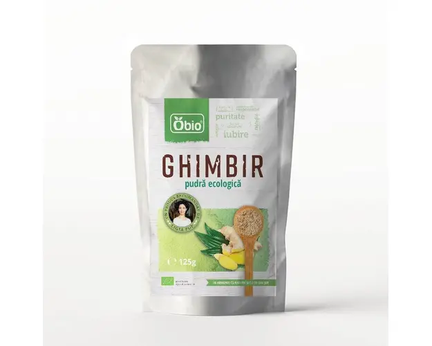 Ghimbir pudra Eco-Bio 125g - Obio