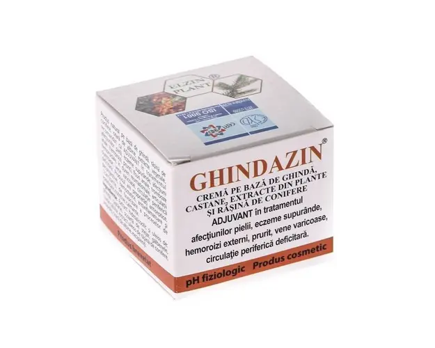 GHINDAZIN CREMA - GHINDA si CONIFERE 50ml - Elzin PLant